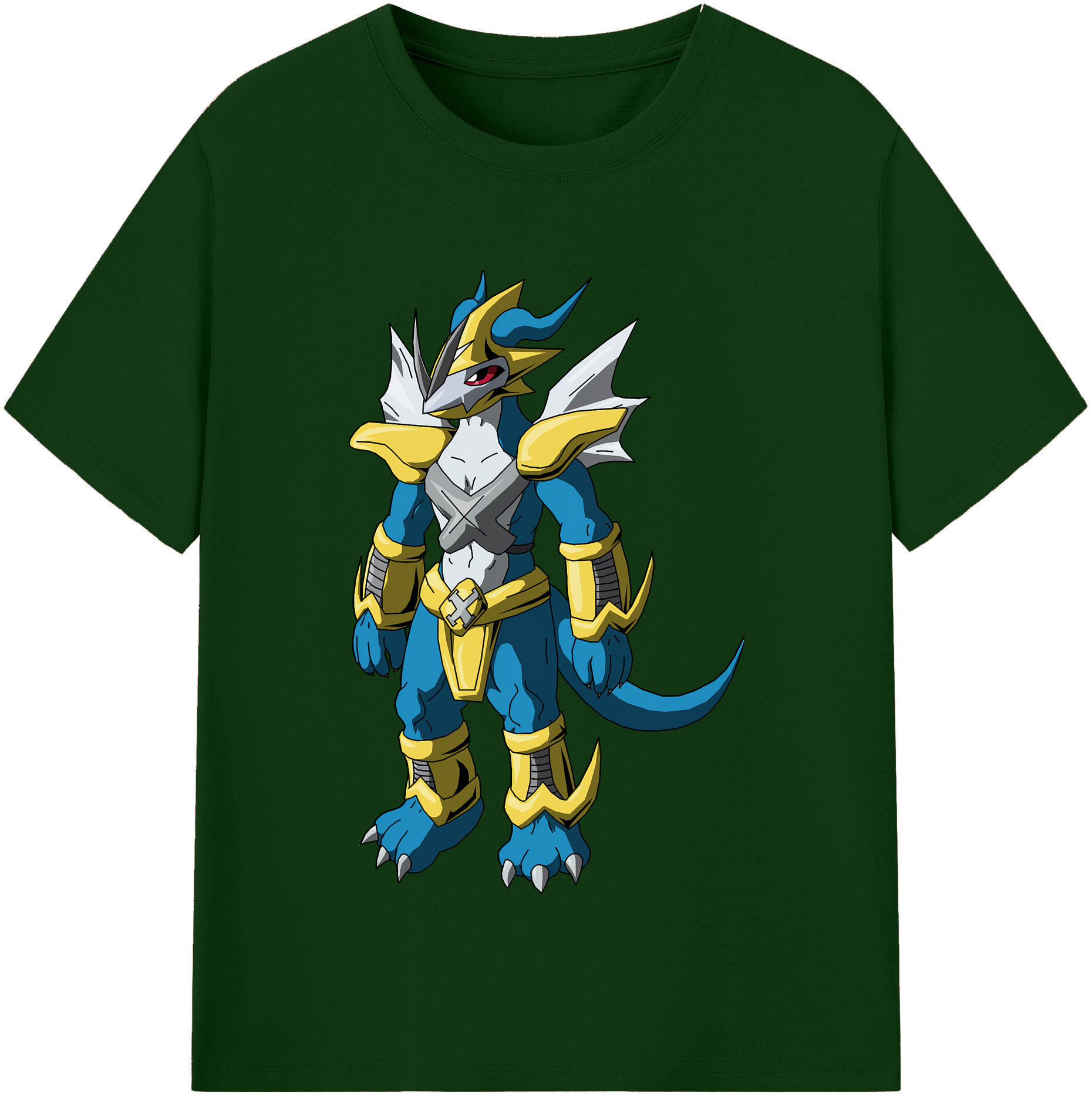 （画像用） Digimon デジタルモンスター/デジモン 綿100％半袖Tシャツ（フロントプリント）